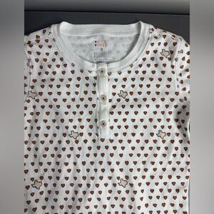 Roller Rabbit Limited Edition Texas/Hearts Print Burnt Orange